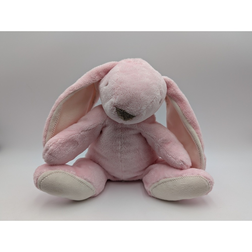 Pottery Barn Kids PBK Pink Rabbit Plush Stitched Ears Feet Stuffed Animal Toy - Picture 1 of 14